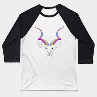 Psychedelic Kudu Baseball T-Shirt